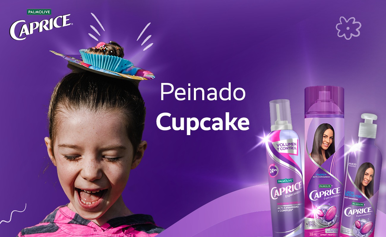 Peinados locos con Caprice: Cupcake
